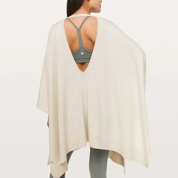 Lululemon Free To Coast Wrap Shawl Poncho OS - Picture 2 of 8